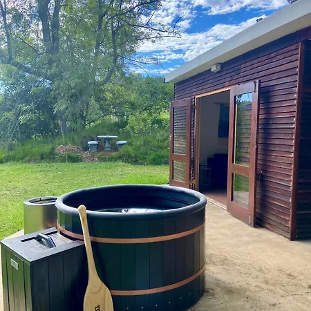 Soul Forest Cabin Nature Retreat With Hot Tub Sedgefield Exterior photo